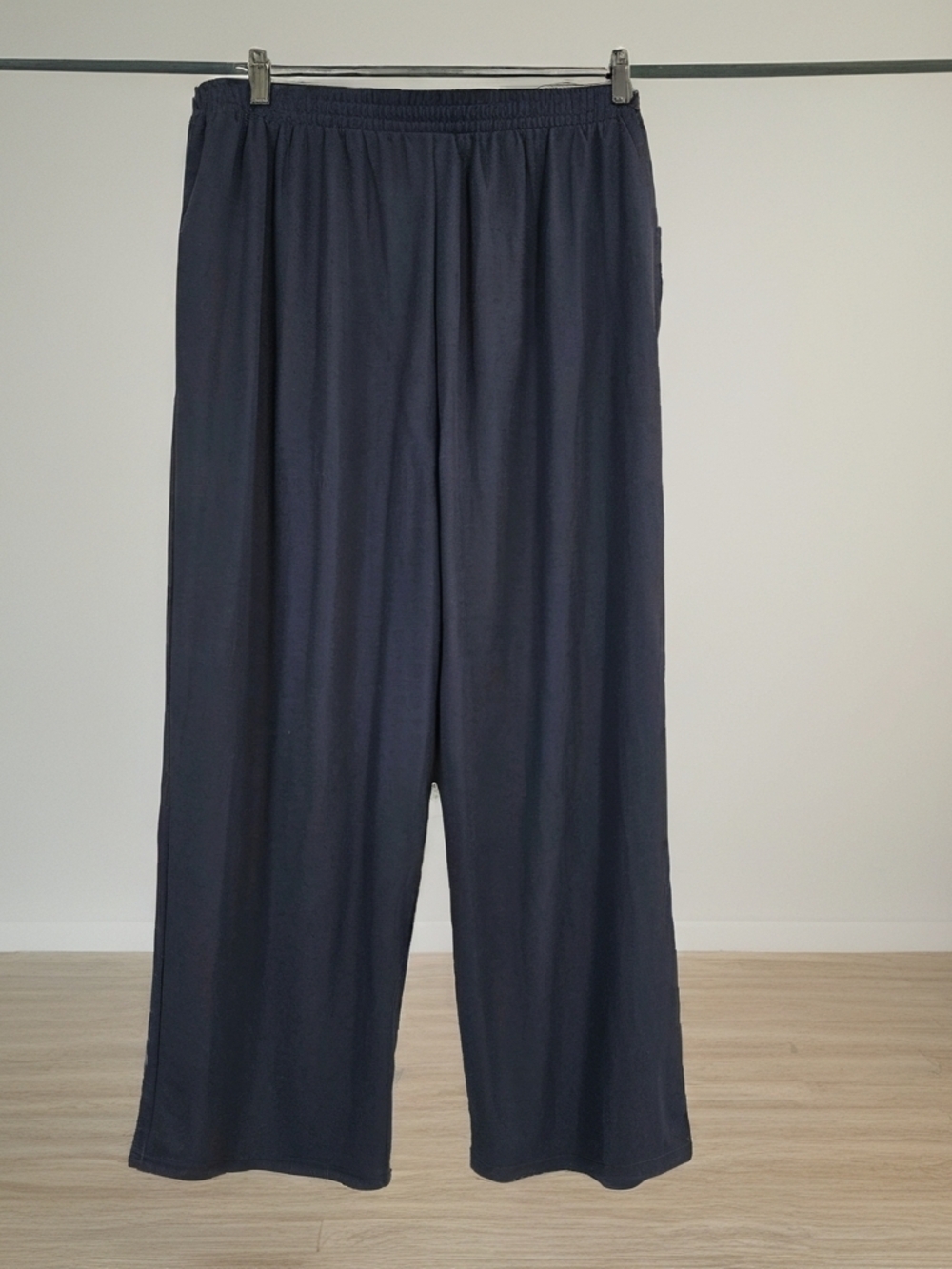 BOBEAU Pull On Pants Indigo Blue Wide Leg NWT Size XL - Picture 2 of 8
